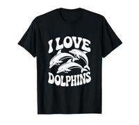 I Love Dolphins Ocean Life Enthusiast T-Shirt