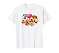 I Love Donuts Cute Sweet Food Dessert Lover T-Shirt