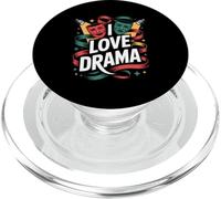 I Love Drama Theater Acting Comedy Tragedy Masks PopSockets PopGrip for MagSafe