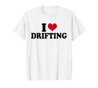 I Love Drifting Value Graphic T-Shirt, Men, White, XL