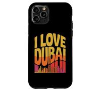 I Love Dubai Burj Khalifa Skyline Art Case for iPhone 11 Pro