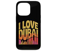 I Love Dubai Burj Khalifa Skyline Art Case for iPhone 13 Pro