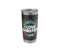 I Love Dubstep Colorful Speakers Stainless Steel Insulated Tumbler