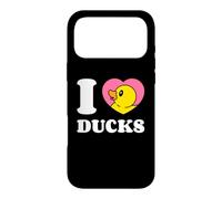 I Love Ducks Cute Duckling Rubber Duck In A Heart Case for iPhone 17 Pro Max