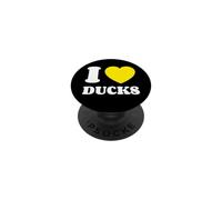 I Love Ducks Heart PopSockets Adhesive PopGrip