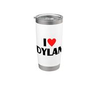 I Love Dylan - I Heart Dylan Stainless Steel Insulated Tumbler