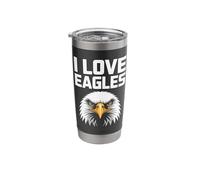 I Love Eagles Majestic Bird Pride Stainless Steel Insulated Tumbler