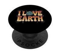 I Love Earth Love Our Green Planet - Eco Warrior Statement PopSockets Adhesive PopGrip
