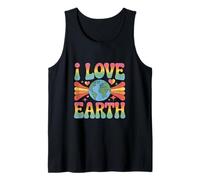 I Love Earth Love Our Green Planet - Eco Warrior Statement Tank Top