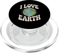 I Love Earth Planet Conservation Awareness PopSockets PopGrip for MagSafe