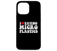 I Love Eating Microplastics Funny Heart To Eat Micro Plastic Case for iPhone 13 Pro Max