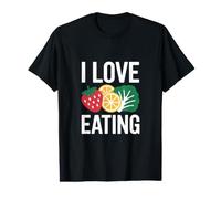 I Love Eating Strawberry Lemon Broccoli Value Graphic T-Shirt