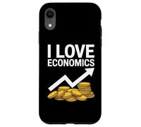 I Love Economics Coins Arrow Graphic Case for iPhone XR