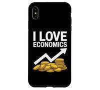 I Love Economics Coins Arrow Graphic Case for iPhone XS Max