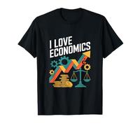 I Love Economics Financial Growth Enthusiast T-Shirt