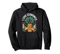 I Love Economics Financial Growth Tree Pullover Hoodie