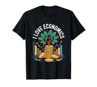 I Love Economics Financial Growth Tree T-Shirt