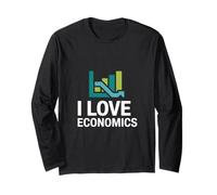I Love Economics Graph Passion Long Sleeve T-Shirt