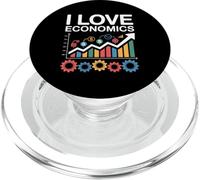 I Love Economics Graphs Charts Enthusiast PopSockets PopGrip for MagSafe