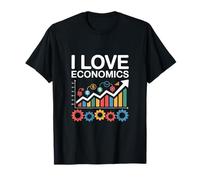 I Love Economics Graphs Charts Enthusiast T-Shirt