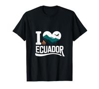 I Love Ecuador Scenic Mountains Pride Value Graphic T-Shirt