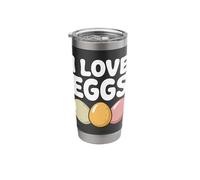 I Love Eggs Whimsical Egg Lover Delight Stainless Steel Insulated Tumbler