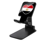 I Love Egypt Folding Cell Phone Stand for Desk Adjustable Height Portable Cellphone Cradle for Office
