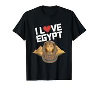 I Love Egypt Pharaoh Pyramid Tribute Value Graphic T-Shirt
