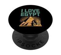 I Love Egypt Pyramids Sphinx Traveler PopSockets Adhesive PopGrip