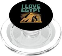 I Love Egypt Pyramids Sphinx Traveler PopSockets PopGrip for MagSafe
