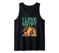 I Love Egypt Pyramids Sphinx Traveler Tank Top