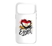 I Love Egypt Vacation Travel Heart Flag Pyramids Souvenir Case for iPhone 17 Pro Max