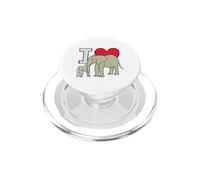 I Love Elephants PopSockets PopGrip for MagSafe