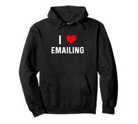 I Love Emailing - Heart Email Work Job Boss Business Write Pullover Hoodie