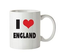 I Love England I Love Mug Personalised Adult Office Mug