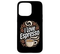 I Love Espresso Coffee Beans Art Case for iPhone 15 Pro Max