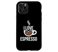 I Love Espresso Coffee Cup Heart Latte Espresso Case for iPhone 11 Pro