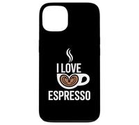 I Love Espresso Coffee Cup Heart Latte Espresso Case for iPhone 13