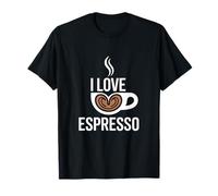I Love Espresso Coffee Cup Heart Latte Espresso T-Shirt