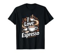 I Love Espresso Enthusiast Coffee Lover Value Graphic T-Shirt