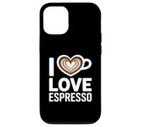 I Love Espresso Heart Cup Coffee Lover Espresso Case for iPhone 12/12 Pro