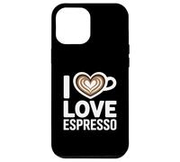 I Love Espresso Heart Cup Coffee Lover Espresso Case for iPhone 12 Pro Max
