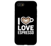 I Love Espresso Heart Cup Coffee Lover Espresso Case for iPhone SE (2020) / 7/8
