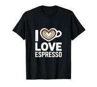 I Love Espresso Heart Cup Coffee Lover Espresso T-Shirt