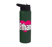I Love Ethan Cute First Name I Heart Ethan Stainless Steel Insulated Water Bottle