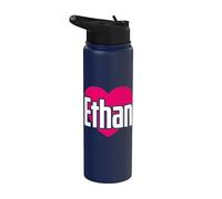 I Love Ethan Cute First Name I Heart Ethan Stainless Steel Insulated Water Bottle