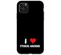 I Love Ethical Hacking - Heart - Hack Hacker IT Tech Coding Case for iPhone 11 Pro Max