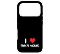 I Love Ethical Hacking - Heart - Hack Hacker IT Tech Coding Case for iPhone 17 Pro