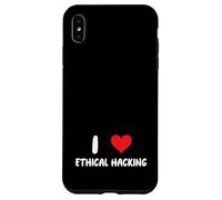 I Love Ethical Hacking - Heart - Hack Hacker IT Tech Coding Case for iPhone XS Max