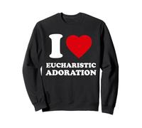 I Love Eucharistic Adoration, Christian, Catholic Sweatshirt